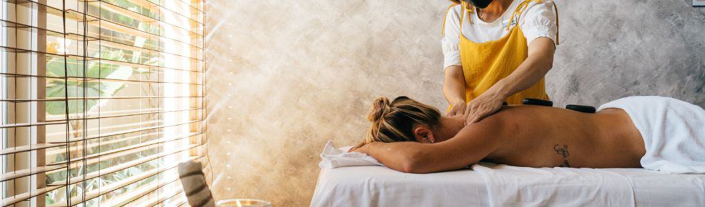 A calm Thai massage treatment room — a relaxing stop for cruise visitors in Greenock.
