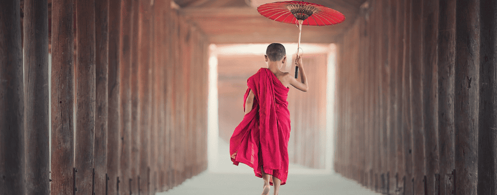 traditional thai massage monk
